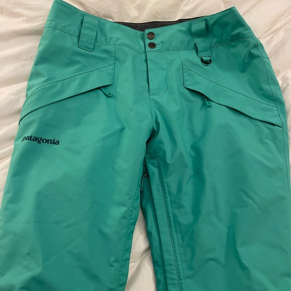 Patagonia Women’s Insulated Snow Pants Fresh Teal - Picture 5 of 12